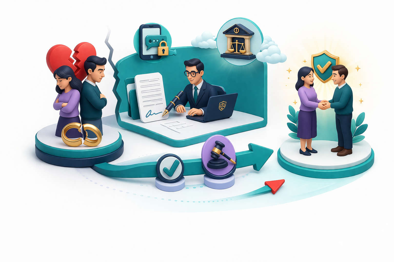 Позовна заява про розірвання шлюбу подання документів через суд адвокат допомога розлучення