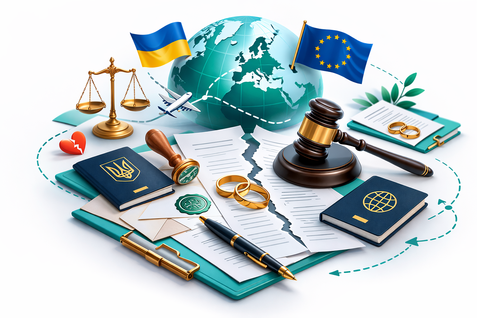Розірвання шлюбу з іноземцем в Україні через суд або онлайн документи та міжнародний процес